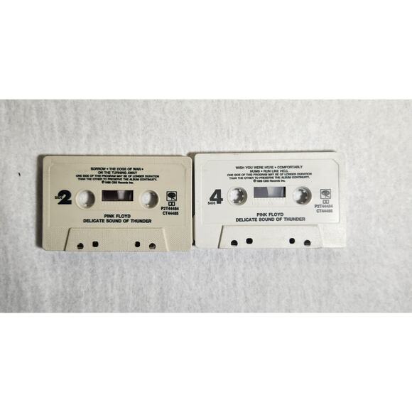 Pink Floyd Live Delicate Sound Of Thunder Tested Double Cassette 1988 Pre-owned - Picture 3 of 6